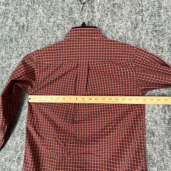 Ralph Lauren Shirt Medium Boys Basic Plaid Button-Down Long-Sleeve - Picture 9 of 12